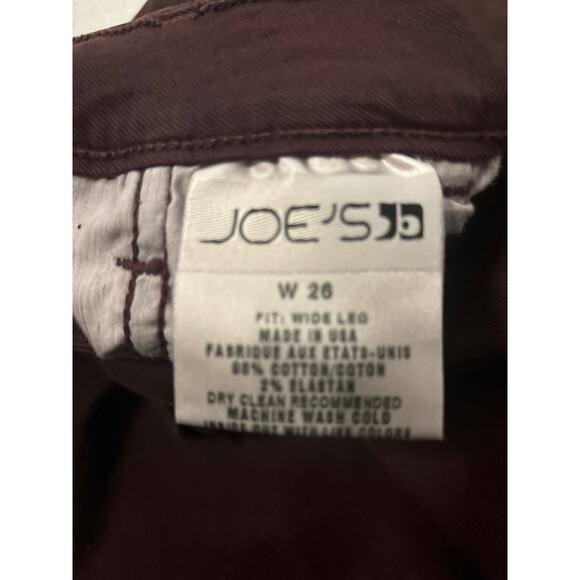 Joe’s Jeans Purple Wide Leg Trouser 26 Corporate Siren Classic Preppy Work Wear - Picture 10 of 11